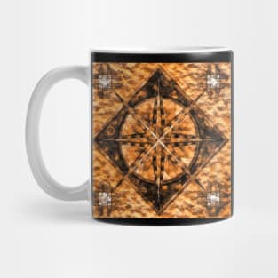 Mandala Etched in Granite Mug